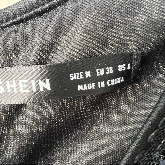 SHEIN Sexy Cut Out Sequins Mini Dress size M - Picture 12 of 14